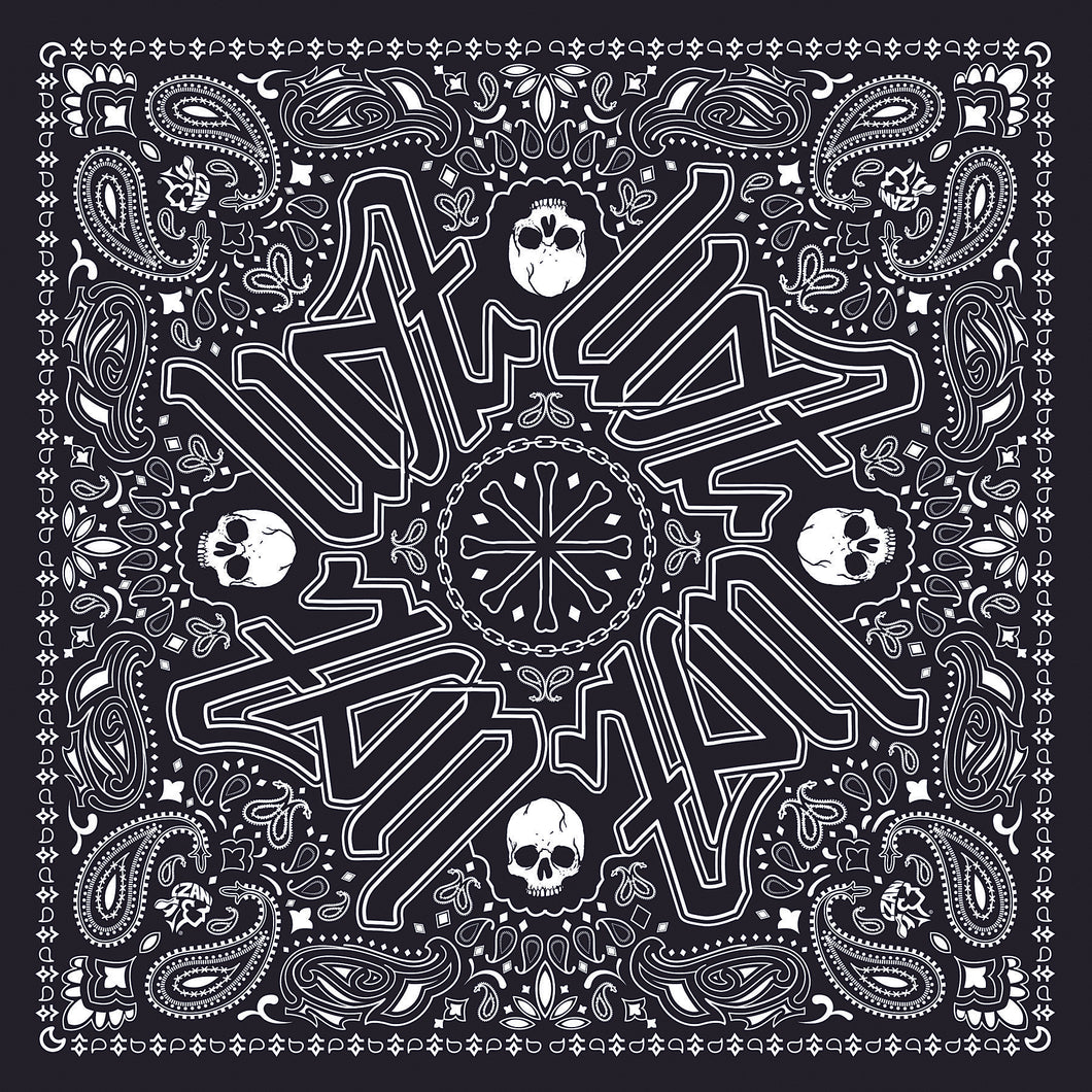 Deluxe Bandanna Black Paisley