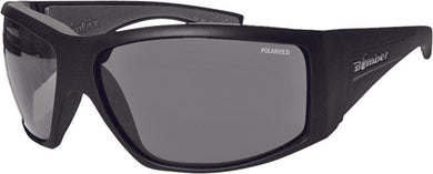 AHI BOMB SUNGLASSES MATTE BLACK W/SMOKE POLARIZED