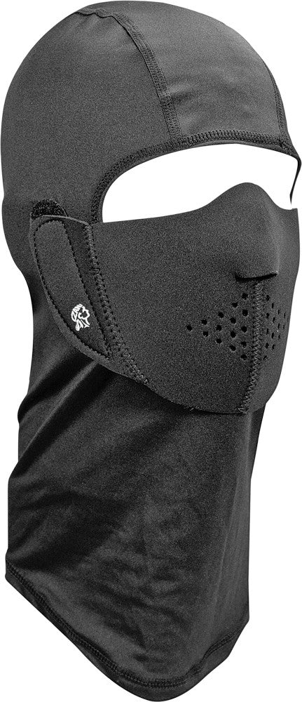 Modi-Face Balaclava W/Det Mask Neoprene Black