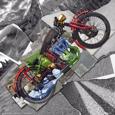 Deluxe Bandanna Motorcycle Montage