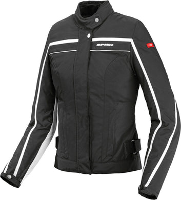 STREET TEX LADIES JACKET BLACK/WHITE M