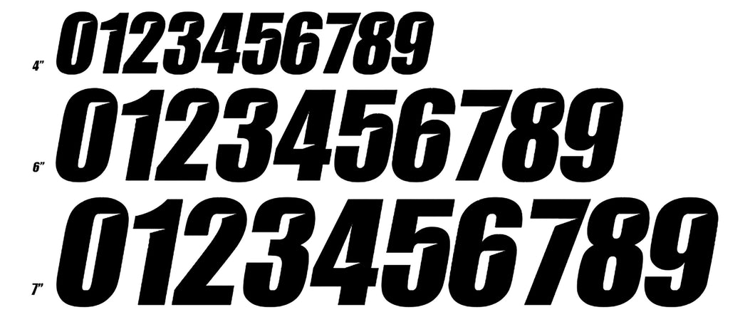3/PK #9 BLACK 6 SLASH SERIES