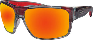 MANA BOMB SUNGLASSES CRYSTAL SMOKE/RED W/RED MIRROR